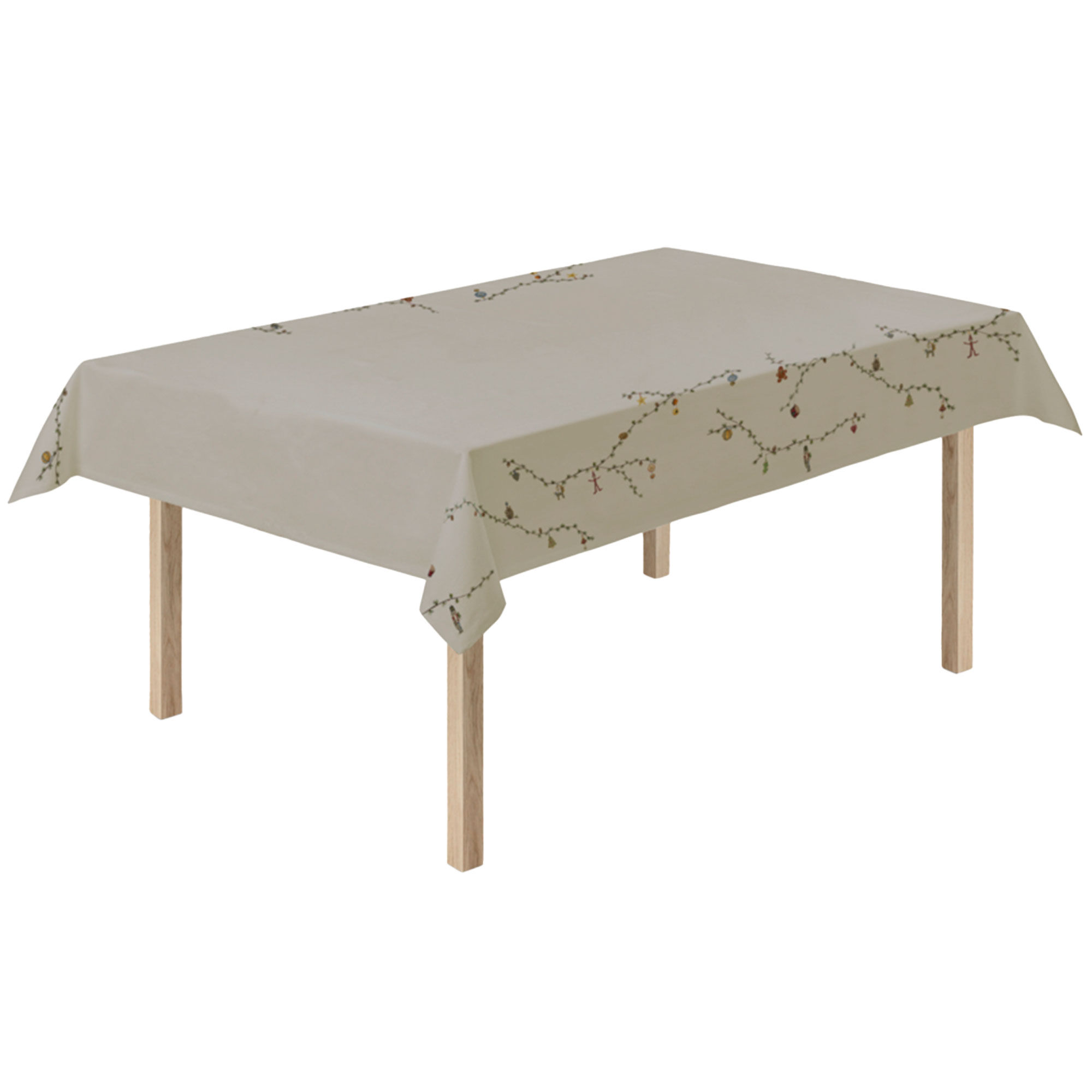 Kähler Hammershøi Christmas Juledug 150x270 cm, sand
